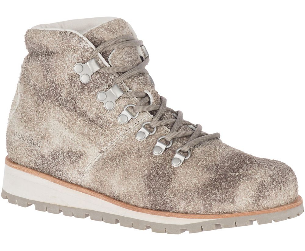 Merrell Boots Grey - Wilderness LT - Womens 94DCXBIUJ